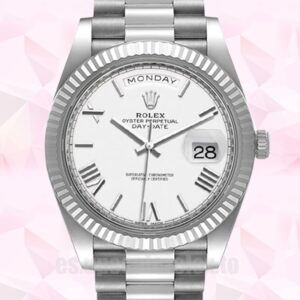 Rolex Day-Date m228236-0010 De Los Hombres 41mm Esfera Blanca