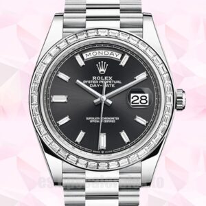 Rolex Day-Date 41mm 228396 De Los Hombres Tono Plateado