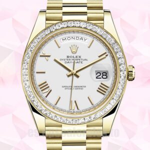 Rolex Day-Date m228398tbr-0033 De Los Hombres 41mm Presidente Pulsera Tono Dorado