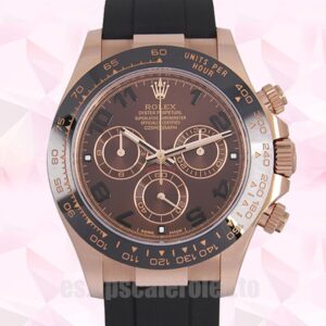 Rolex Daytona 40mm 116515 De Los Hombres Tono Oro Rosa