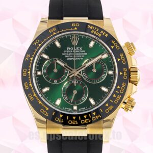Rolex Daytona 116518 De Los Hombres 40mm Esfera Verde