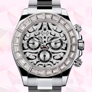 Rolex Daytona De Los Hombres 40mm 116589 Tono Plateado Esfera Plateada