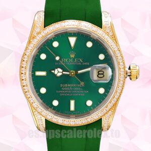 Rolex Submariner 16613 De Los Hombres 40mm Esfera Verde